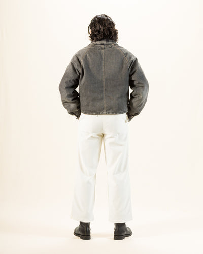 The Real McCoy's Double-Pleat Corduroy Trousers - White - Standard & Strange