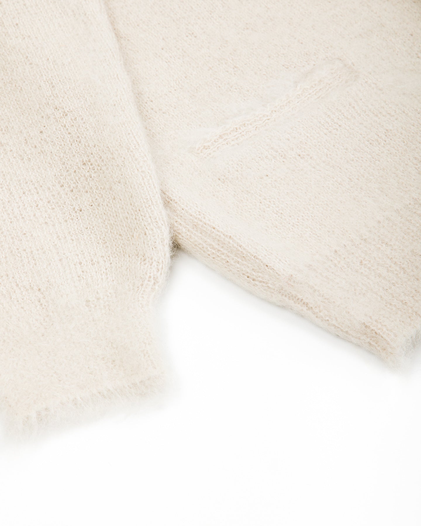 Joe McCoy Mohair Cardigan - Beige – Standard & Strange