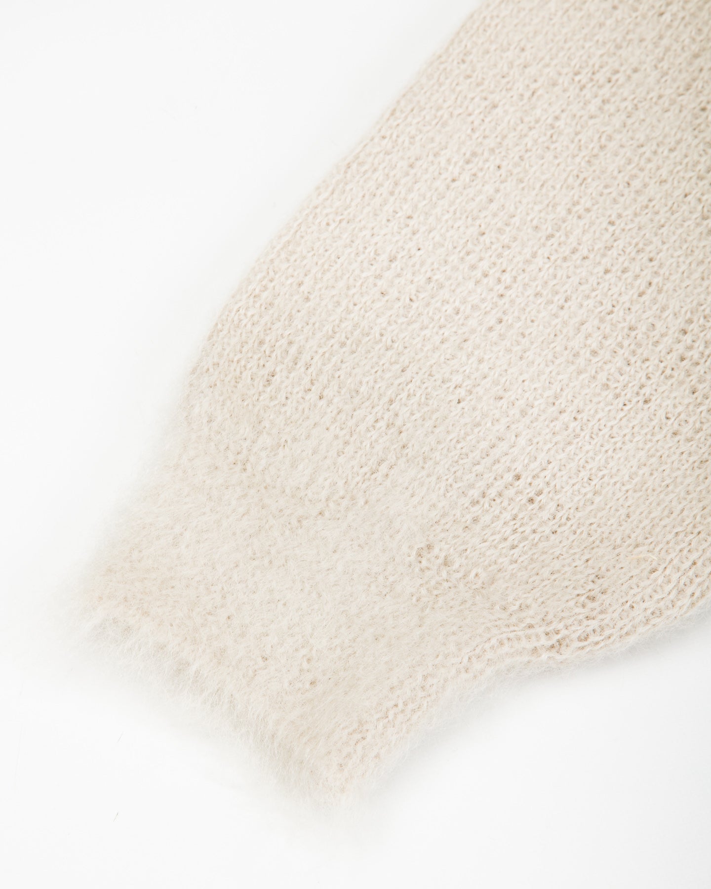 Joe McCoy Mohair Cardigan - Beige – Standard & Strange