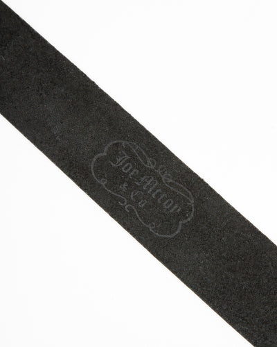 The Real McCoy's Joe McCoy Narrow Width Belt - Black - Standard & Strange