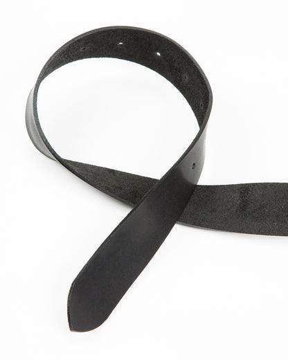 The Real McCoy's Joe McCoy Narrow Width Belt - Black - Standard & Strange