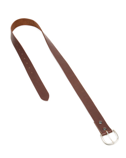 The Real McCoy's Joe McCoy Narrow Width Belt - Brown - Standard & Strange
