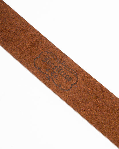 The Real McCoy's Joe McCoy Narrow Width Belt - Brown - Standard & Strange