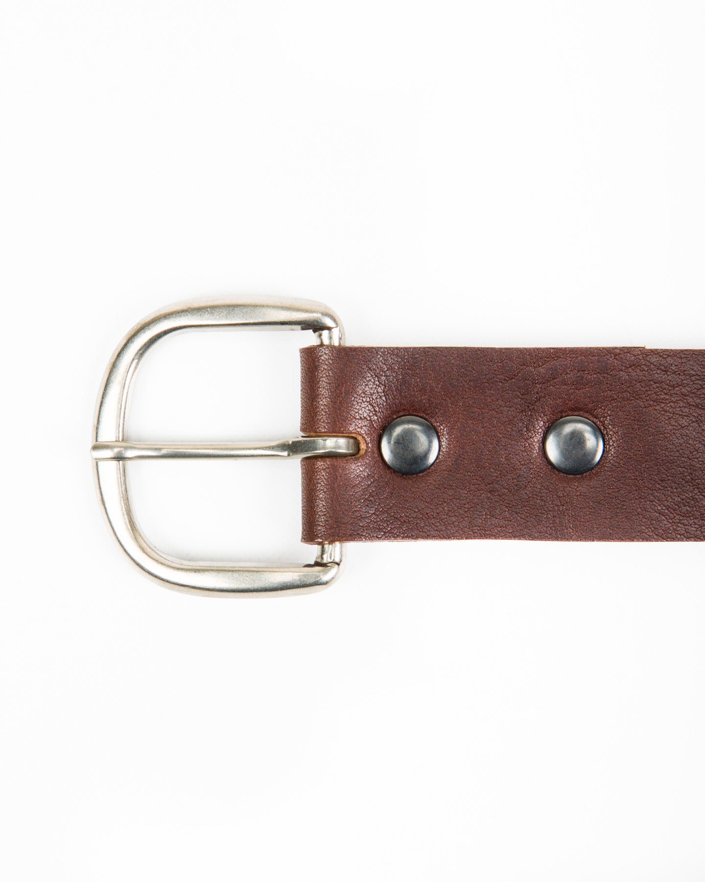 The Real McCoy's Joe McCoy Narrow Width Belt - Brown - Standard & Strange