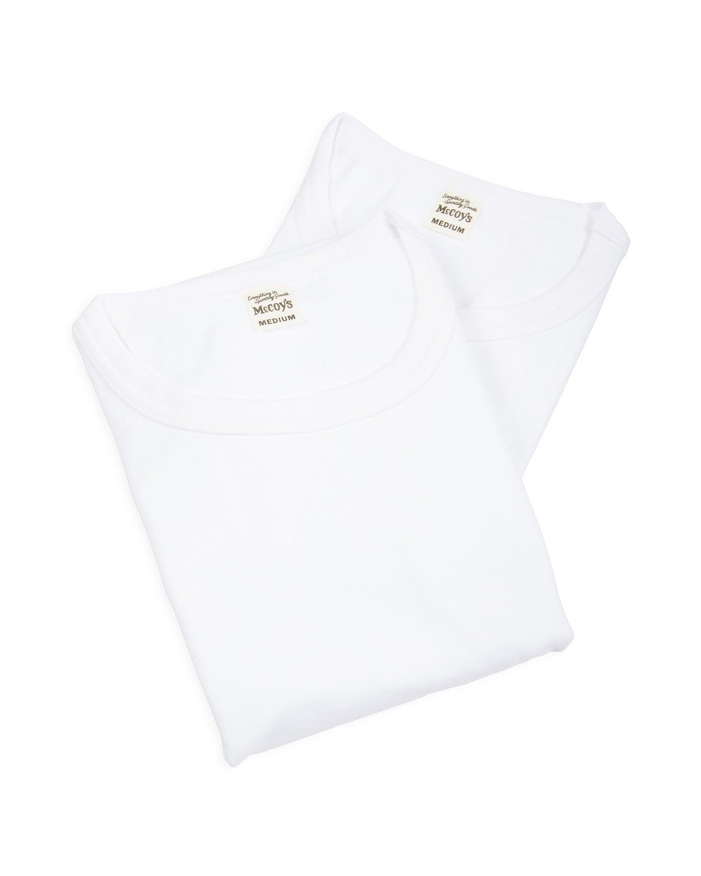 The Real McCoy's McCOY'S 2pcs PACK TEE - White - Standard & Strange