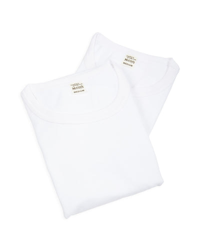 The Real McCoy's McCOY'S 2pcs PACK TEE - White - Standard & Strange