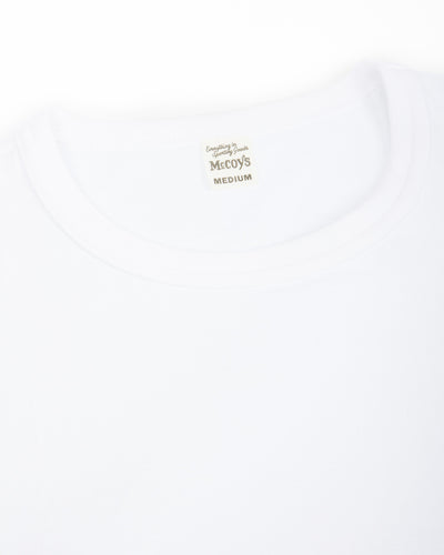 The Real McCoy's McCOY'S 2pcs PACK TEE - White - Standard & Strange