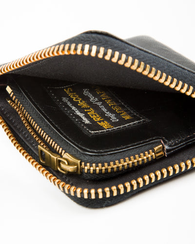The Real McCoy's McCoy's Horsehide Wallet - Black - Standard & Strange