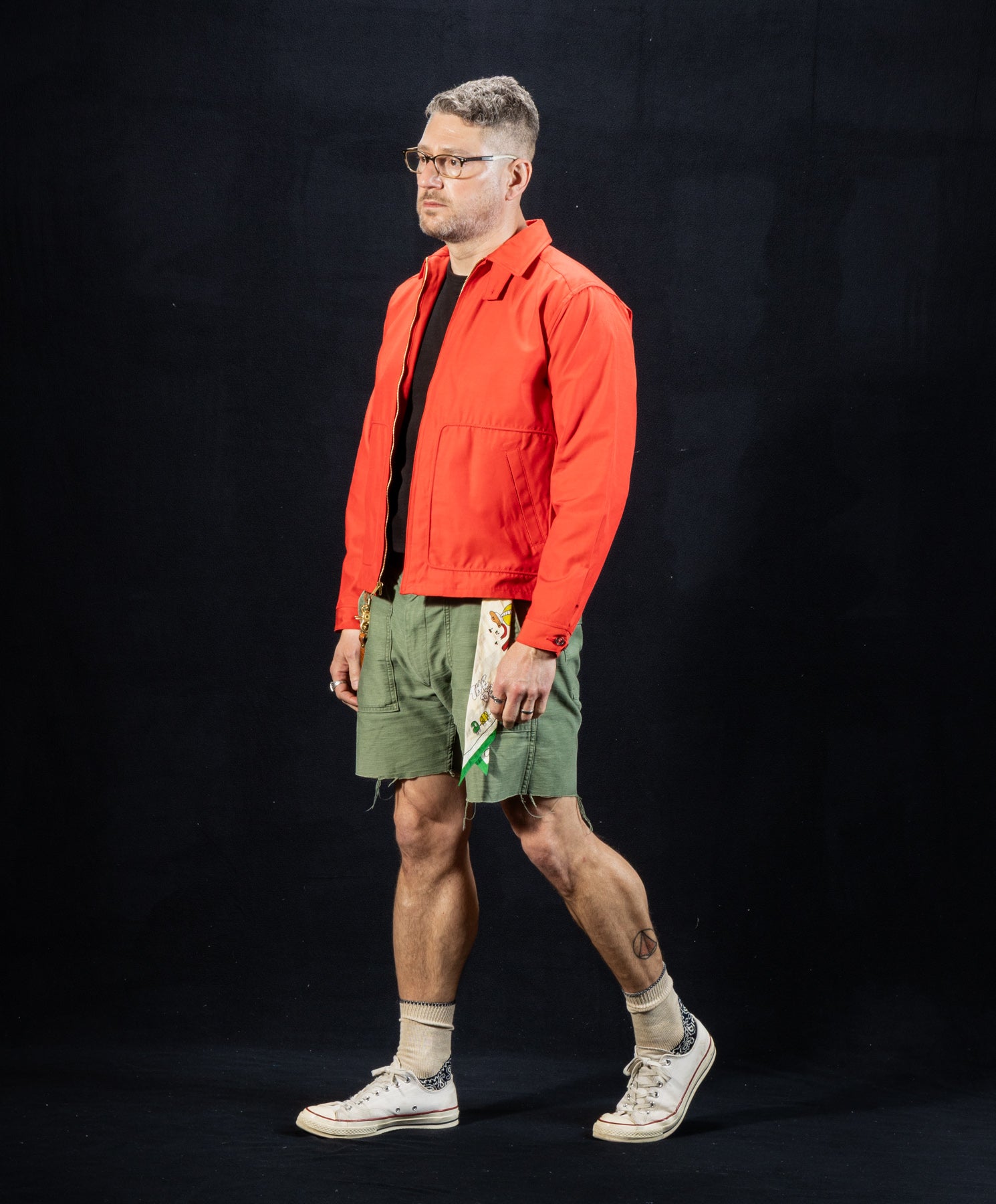 The Real McCoy's All-Weather Swing Jacket - Red - Standard & Strange