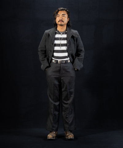 The Real McCoy's U.S. Navy Submarine Jacket - Charcoal - Standard & Strange