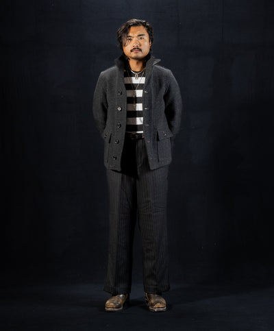 The Real McCoy's U.S. Navy Submarine Jacket - Charcoal - Standard & Strange