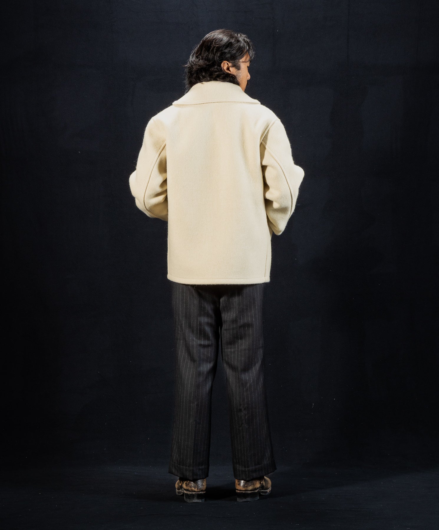 The Real McCoy's WWII British Fearnought Duffle Coat, ARP - Ecru - Standard & Strange