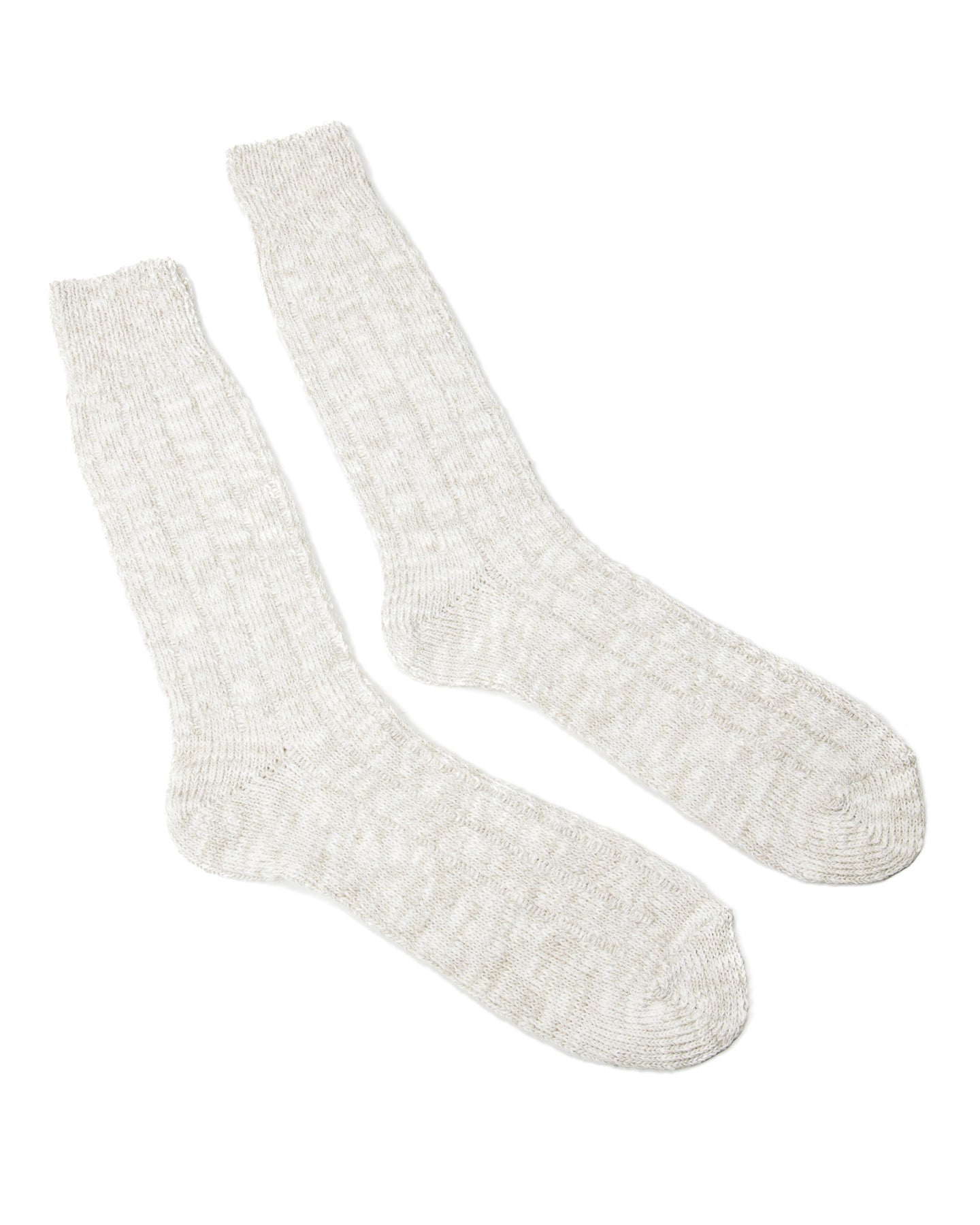 The Real McCoy's Outdoor Socks 'Camp' - Snow Gray - Standard & Strange
