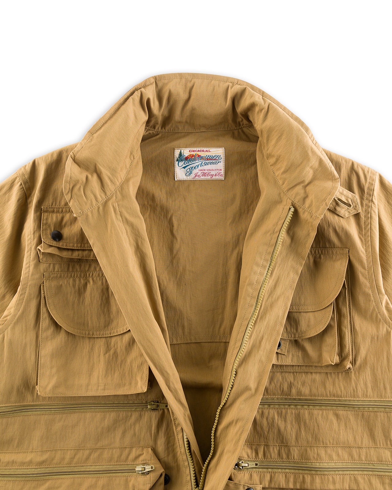 The Real McCoy's Photographer Utility Jacket - Beige - Standard & Strange