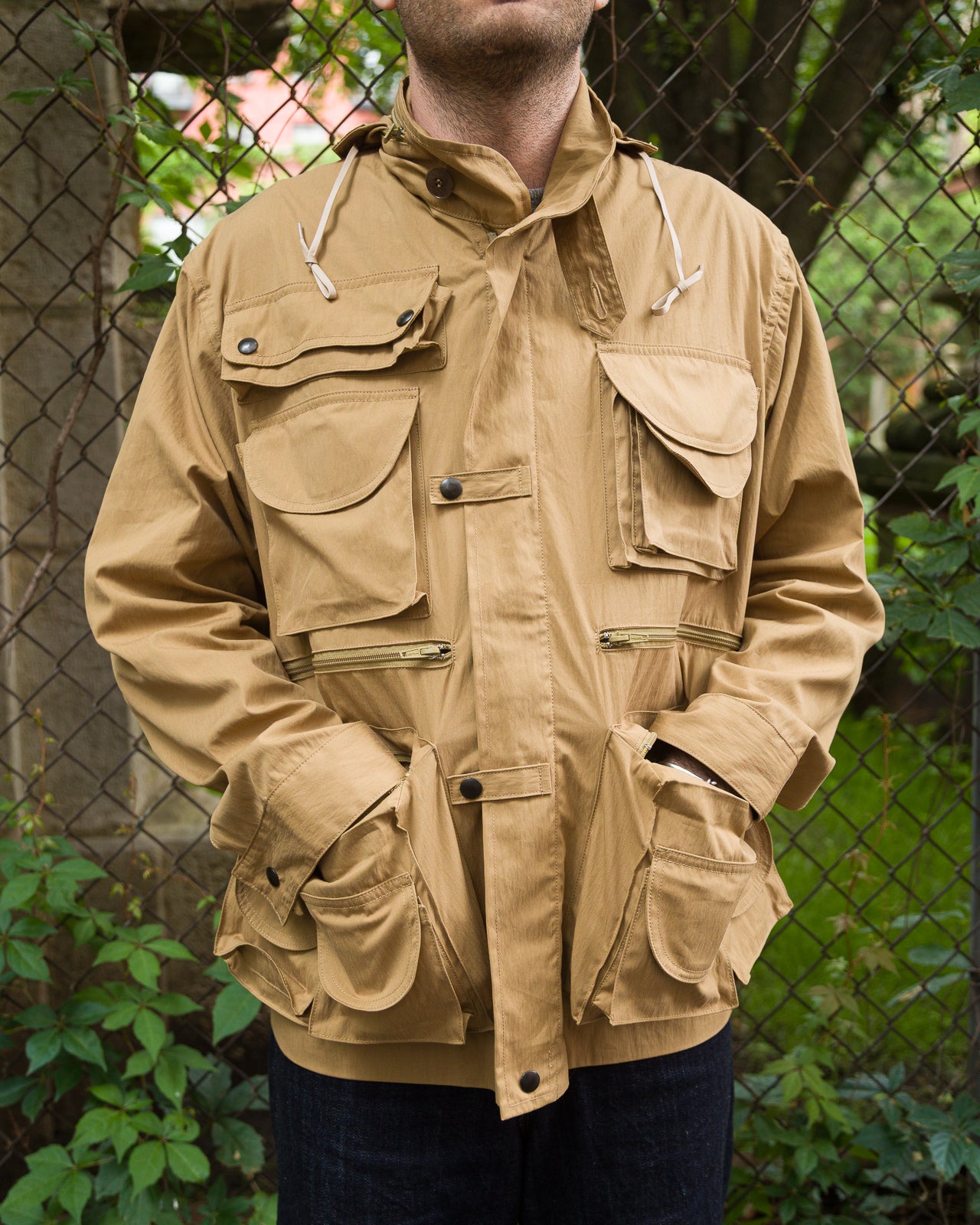The Real McCoy's Photographer Utility Jacket - Beige - Standard & Strange