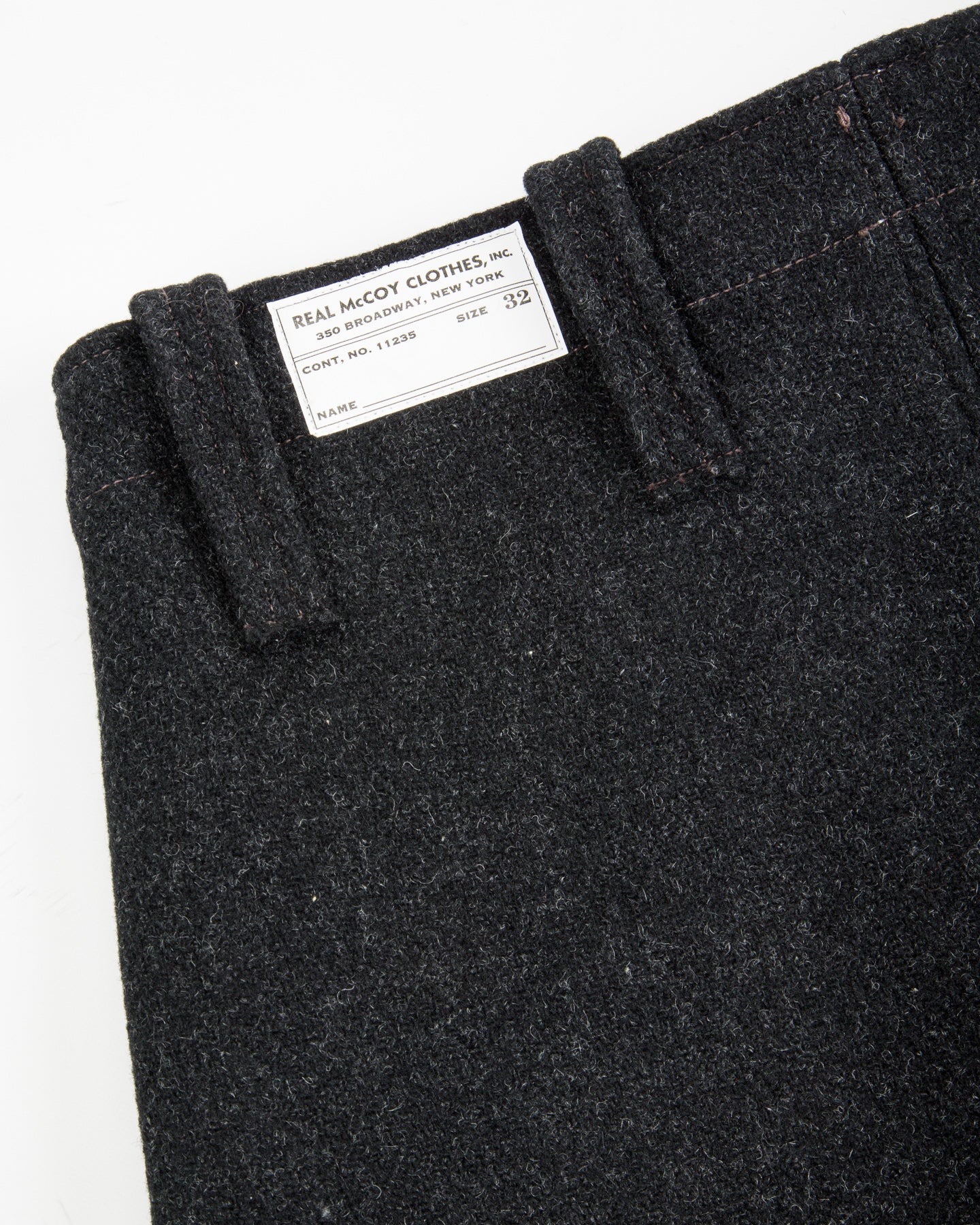 The Real McCoy's U.S. Navy Submarine Trousers - Charcoal - Standard & Strange