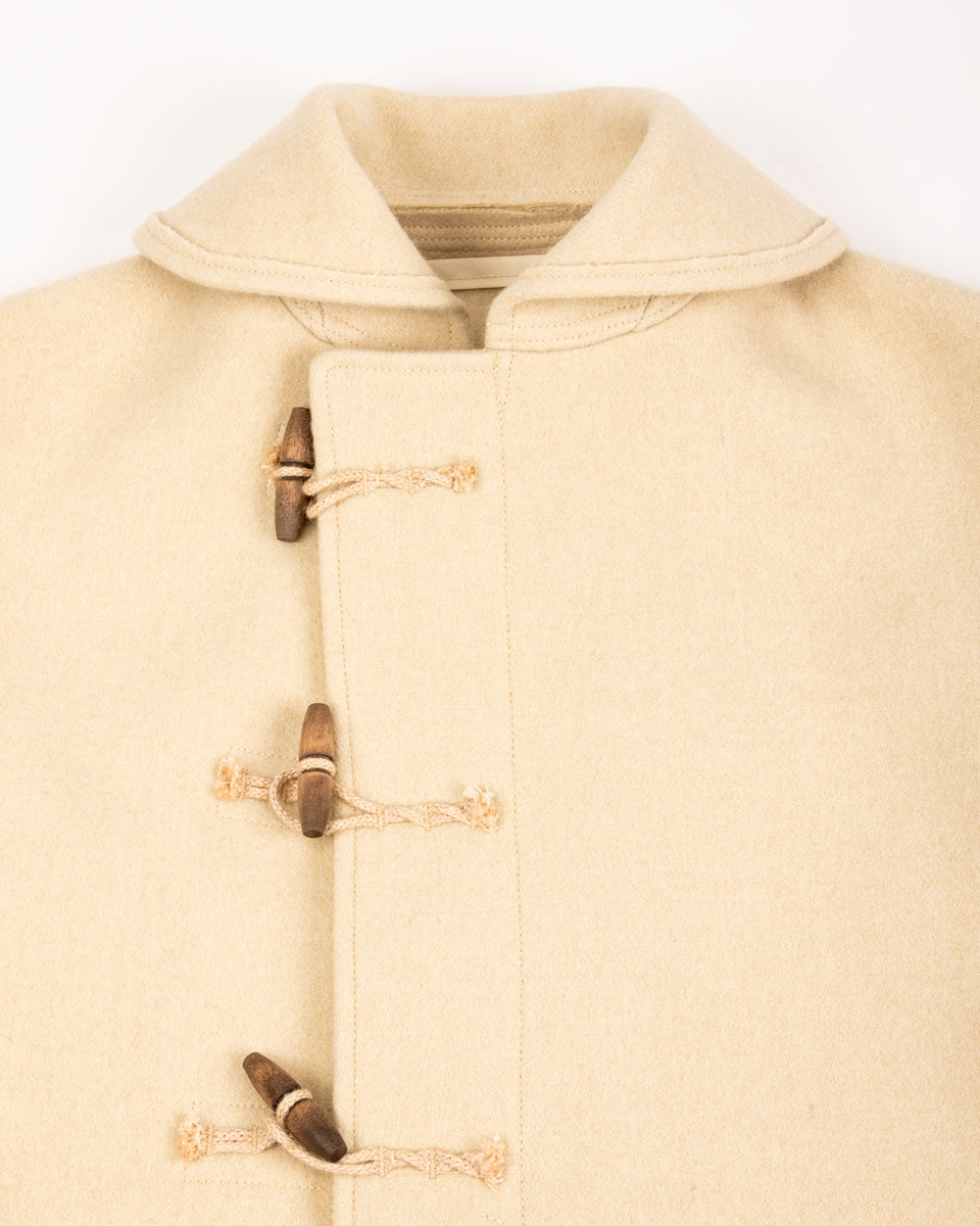 The Real McCoy's WWII British Fearnought Duffle Coat, ARP - Ecru - Standard & Strange