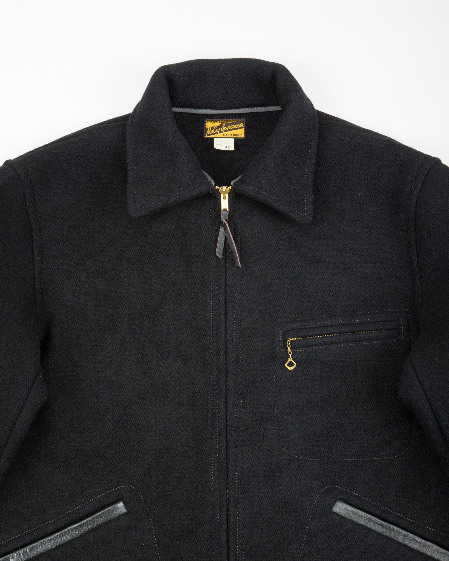 Wool Field Sports Jacket - Black – Standard & Strange