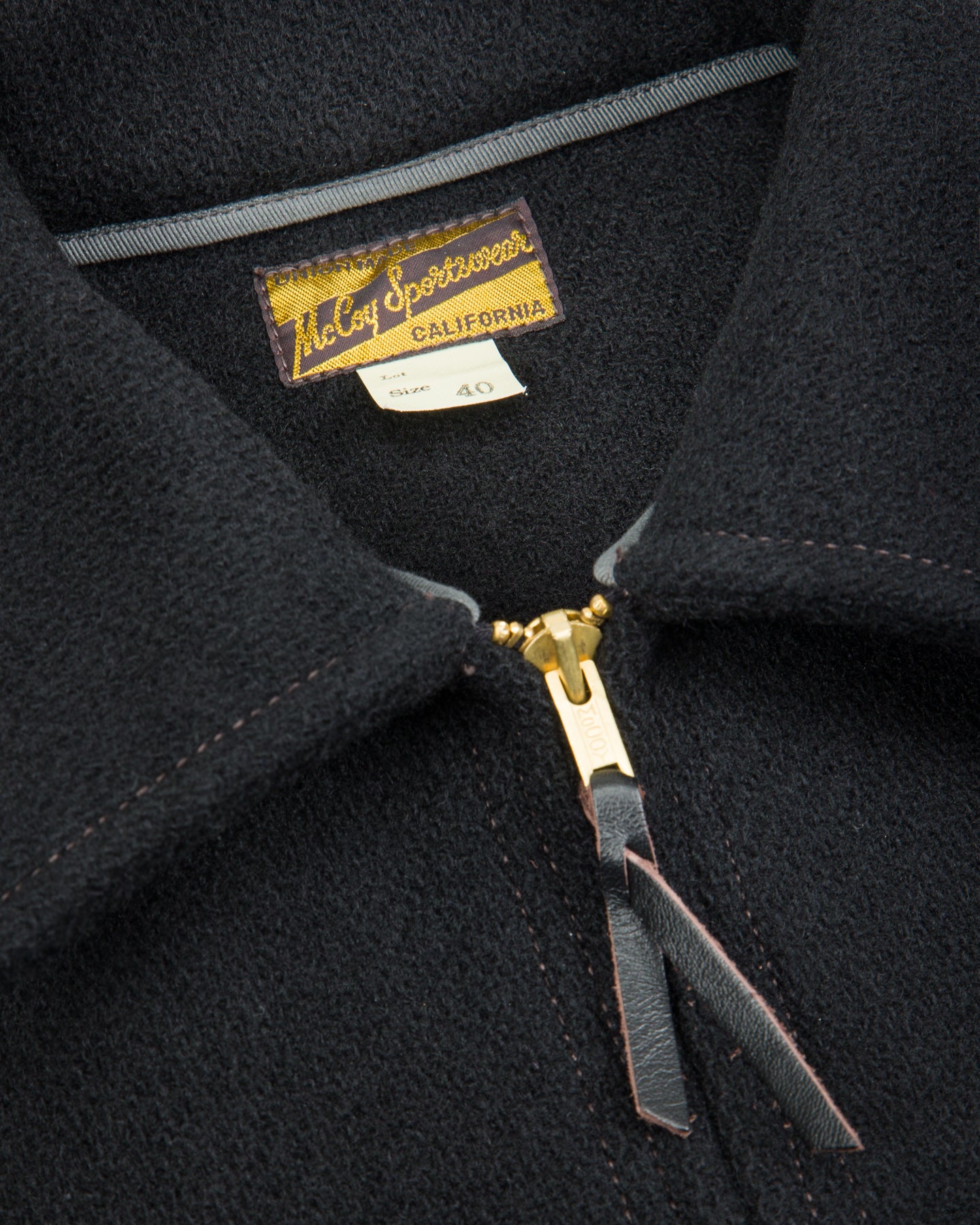 Wool Field Sports Jacket - Black – Standard & Strange
