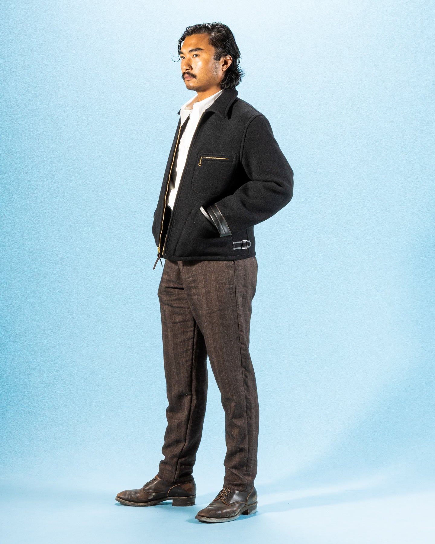 Wool Field Sports Jacket - Black – Standard & Strange