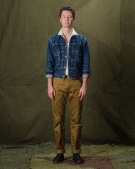 The Real McCoy's Blue Seal Chinos - Overdyed Khaki - Standard & Strange