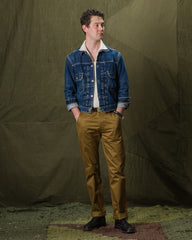 The Real McCoy's Blue Seal Chinos - Overdyed Khaki - Standard & Strange