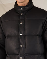 The Real McCoy's Deerskin Down Jacket - Black - Standard & Strange