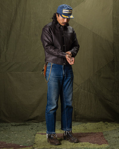 The Real McCoy's Type I Leather Jacket - Black - Standard & Strange