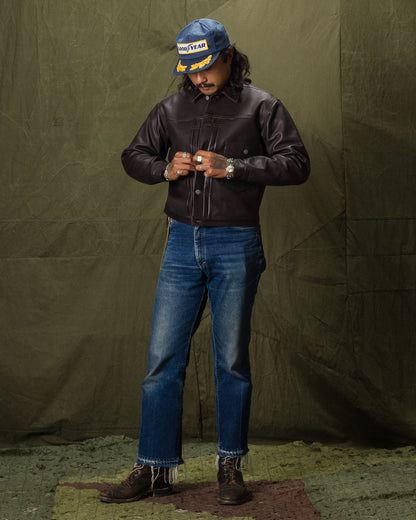 The Real McCoy's Type I Leather Jacket - Black - Standard & Strange