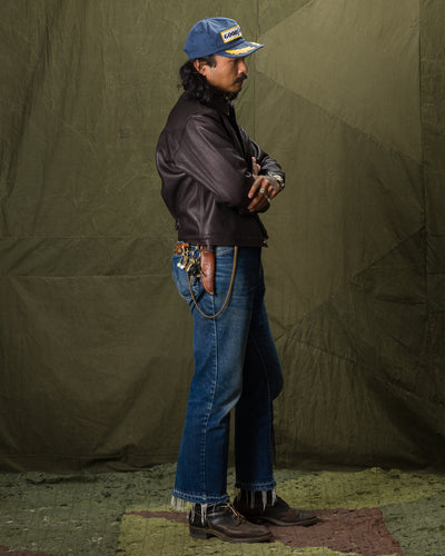 The Real McCoy's Type I Leather Jacket - Black - Standard & Strange