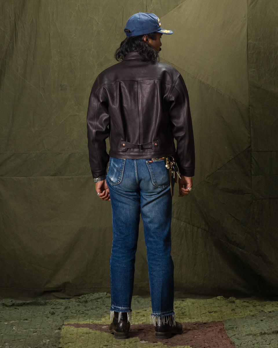 The Real McCoy's Type I Leather Jacket - Black - Standard & Strange