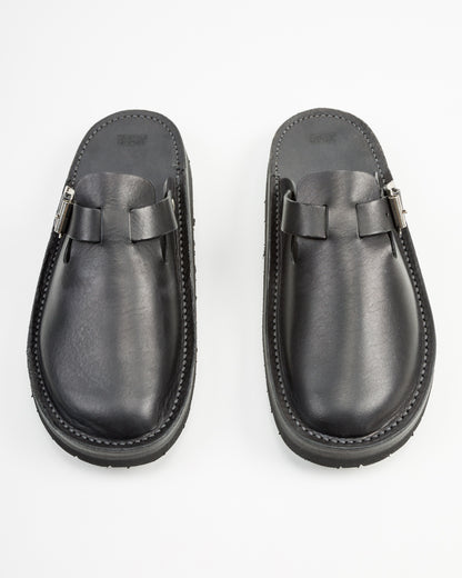 Tokyo Sandal Engineer Slip-On - Black - Standard & Strange