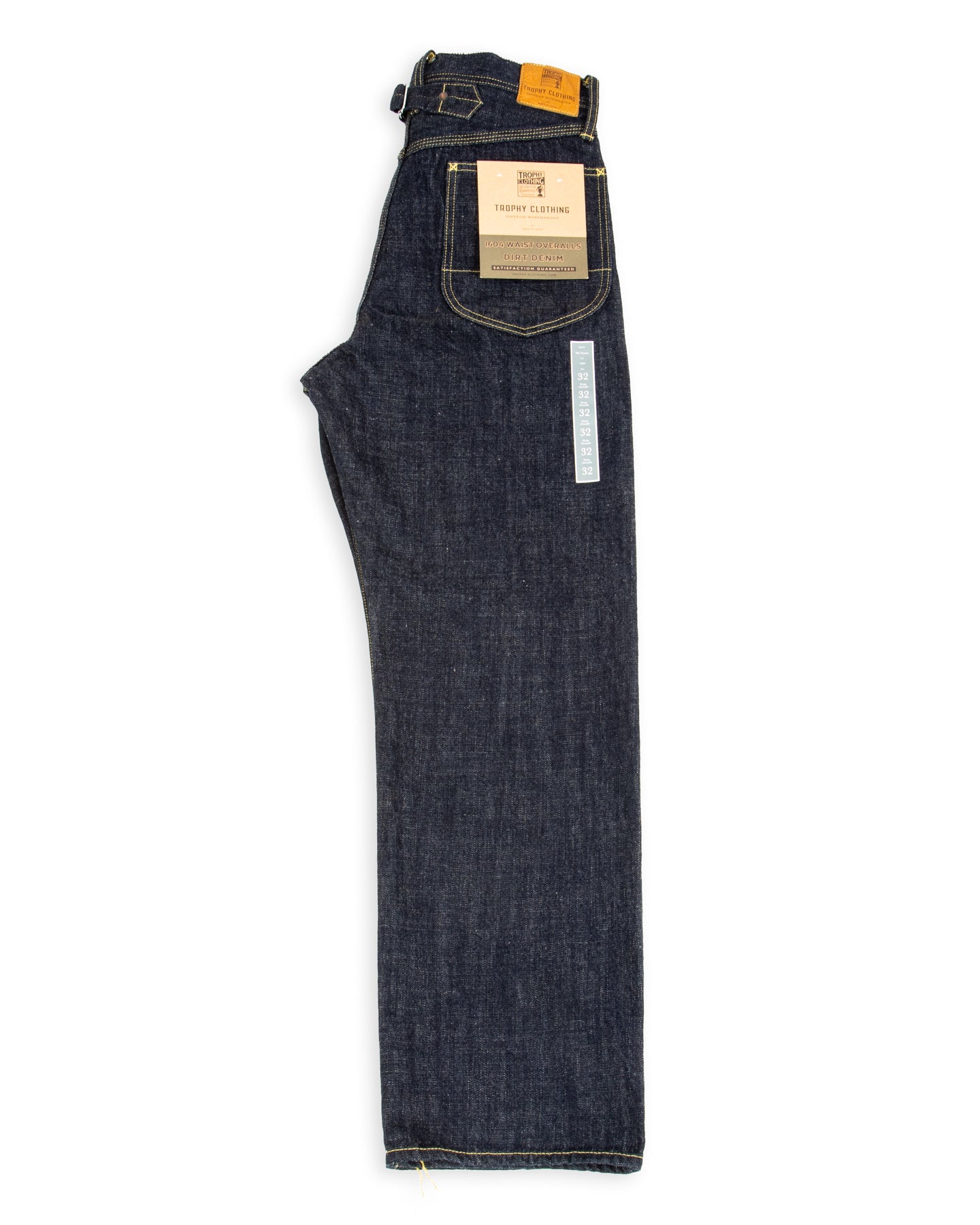 TROPHY CLOTHING Lot.1604 デニム36インチ Lot.1604 Waist Overalls - Dirt Denim – Standard & Strange