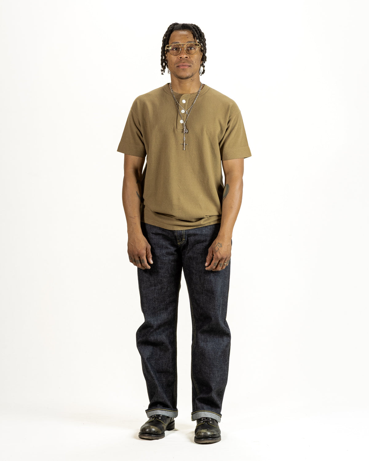 Utility Mil Henley S/S Tee - Coyote