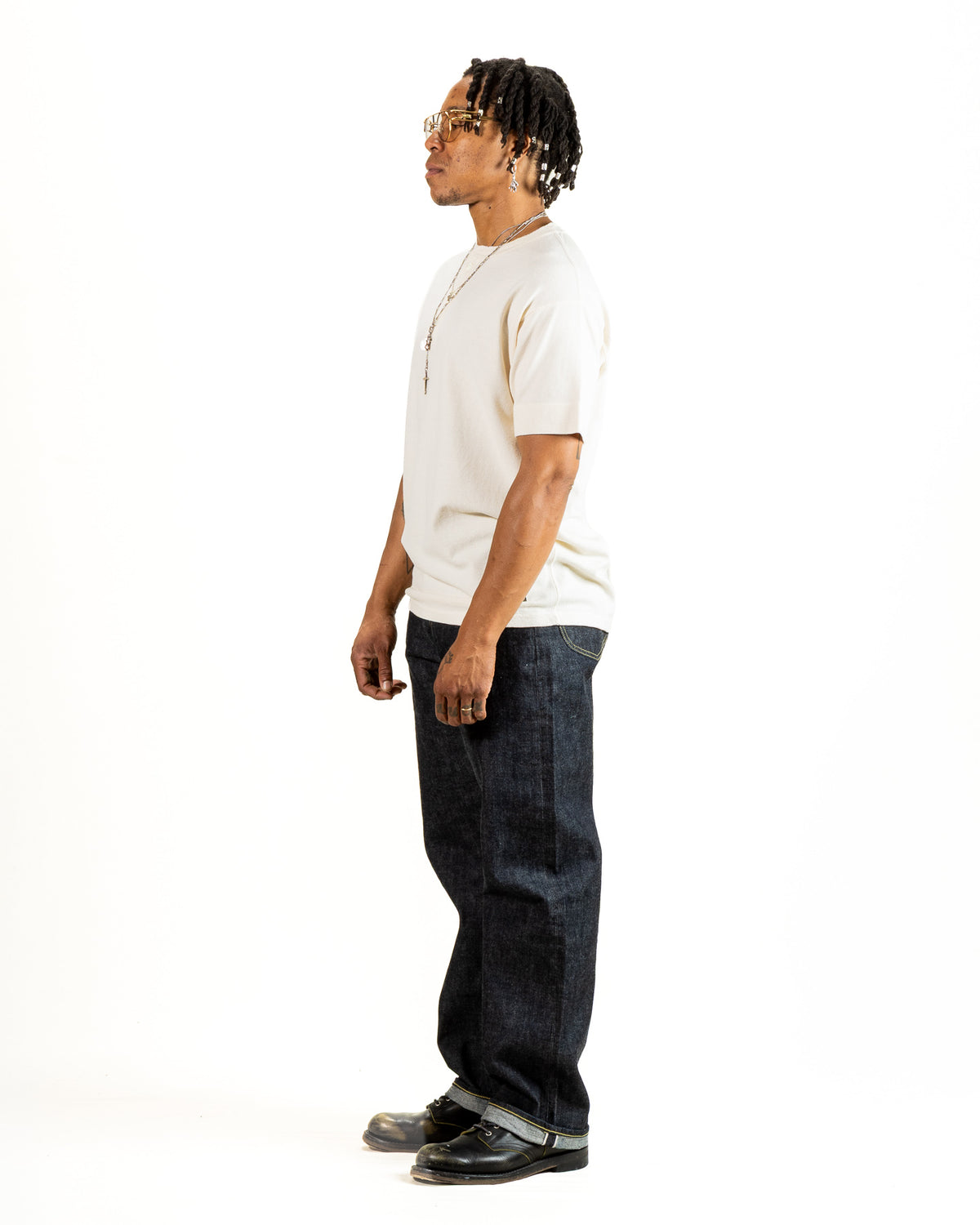 Utility Mil Henley S/S Tee - Natural