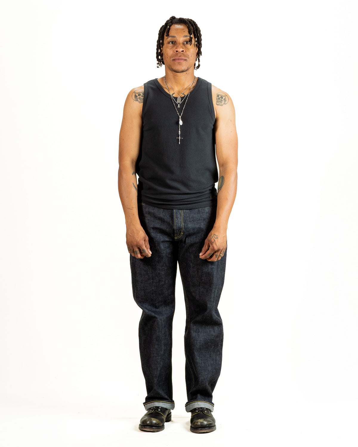 Utility Mil Tank Top - Charcoal