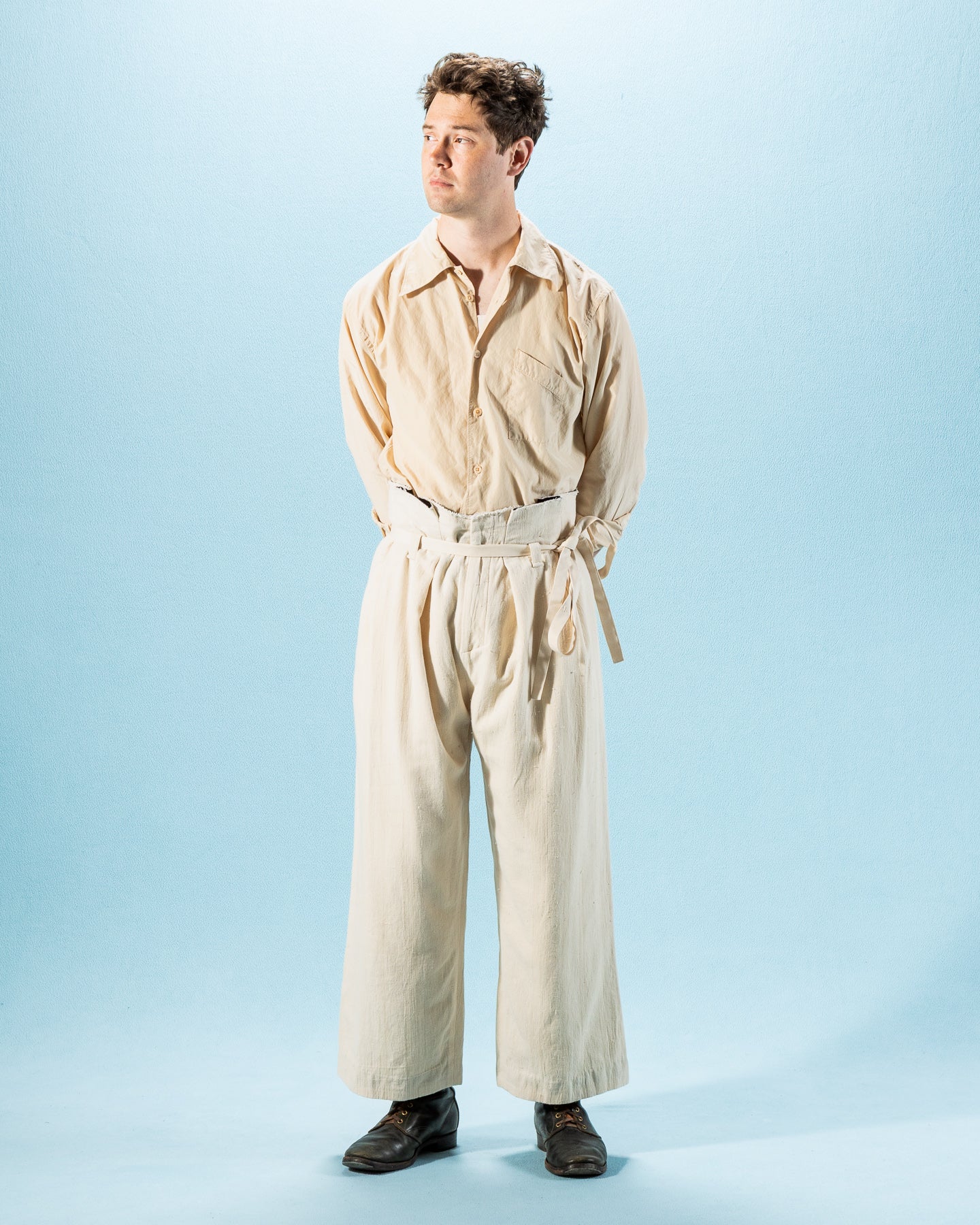 Monad London Udoma Pant - Natural Handwoven Nigerian Cotton - Standard & Strange