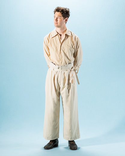 Monad London Udoma Pant - Natural Handwoven Nigerian Cotton - Standard & Strange