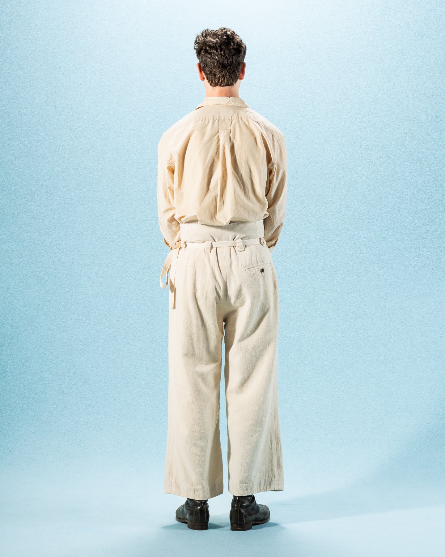 Monad London Udoma Pant - Natural Handwoven Nigerian Cotton - Standard & Strange