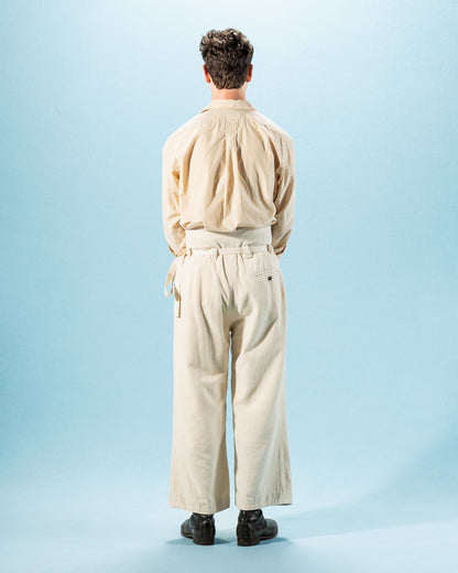 Monad London Udoma Pant - Natural Handwoven Nigerian Cotton - Standard & Strange
