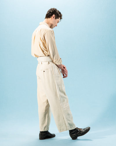 Monad London Udoma Pant - Natural Handwoven Nigerian Cotton - Standard & Strange