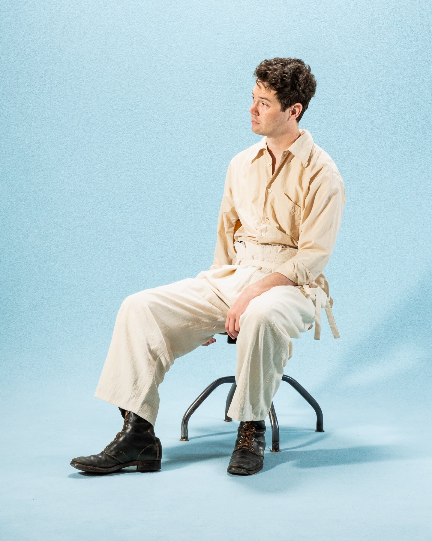 Monad London Udoma Pant - Natural Handwoven Nigerian Cotton - Standard & Strange