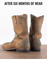 Unsung House S&S x Unsung House Jim Casy Roper Boot - Natural Latigo Roughout - Standard & Strange