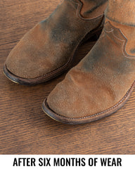 Unsung House S&S x Unsung House Jim Casy Roper Boot - Natural Latigo Roughout - Standard & Strange