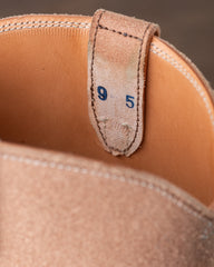 Unsung House S&S x Unsung House Jim Casy Roper Boot - Natural Latigo Roughout - Standard & Strange