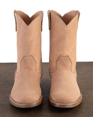 Unsung House S&S x Unsung House Jim Casy Roper Boot - Natural Latigo Roughout - Standard & Strange