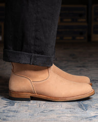 Unsung House S&S x Unsung House Jim Casy Roper Boot - Natural Latigo Roughout - Standard & Strange