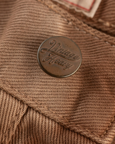 Vintage Heavy Extra Baggy Repaired Jean - Brown - Standard & Strange