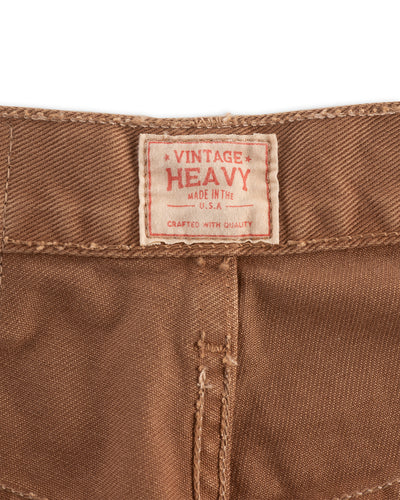 Vintage Heavy Extra Baggy Repaired Jean - Brown - Standard & Strange