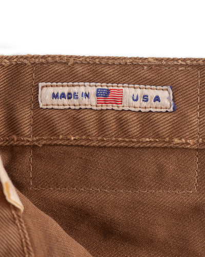 Vintage Heavy Extra Baggy Repaired Jean - Brown - Standard & Strange